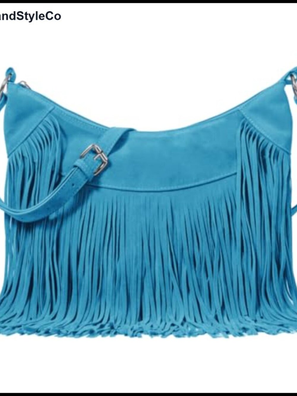 Women Fringe Hobo Bag Vegan Suede Tassel Crossbody Purse Shoulder Bag